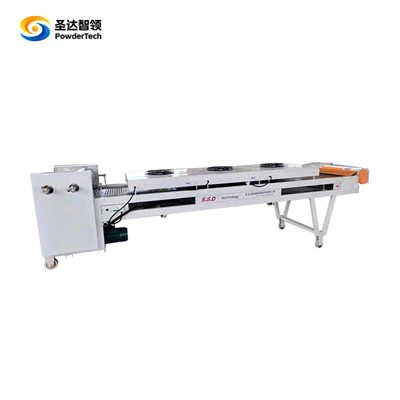How to measure the cooling efficiency of an air cooling belt conveyor?