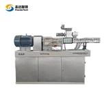 What is the influence of the powder bulk density on powder coating extrusion?